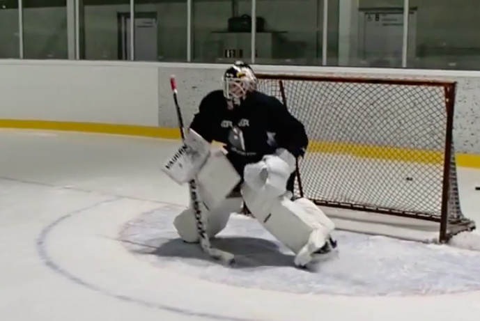 Goalie drill example skating / conditioning